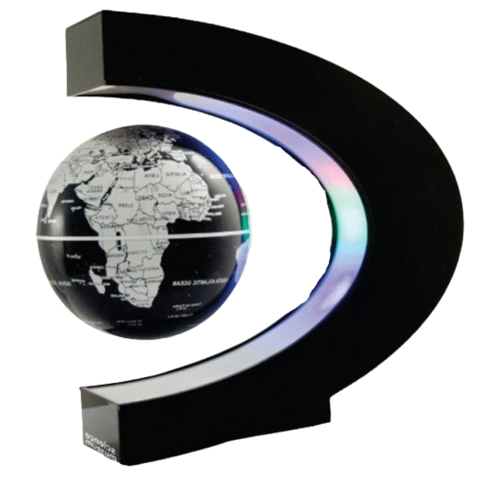 Levitating LED Magnetic Globe -Black - Ozerty