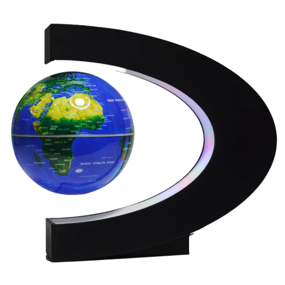 Levitating LED Magnetic Globe -Blue - Ozerty