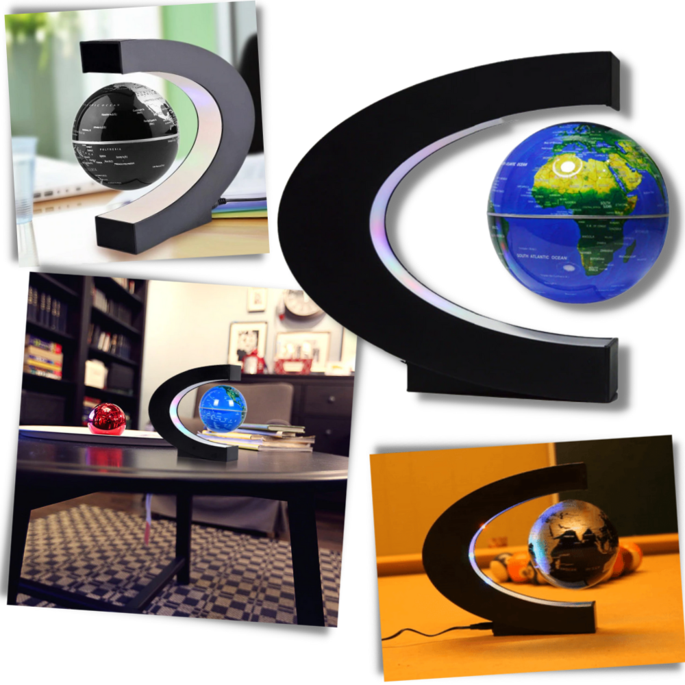 Levitating LED Magnetic Globe - Ozerty