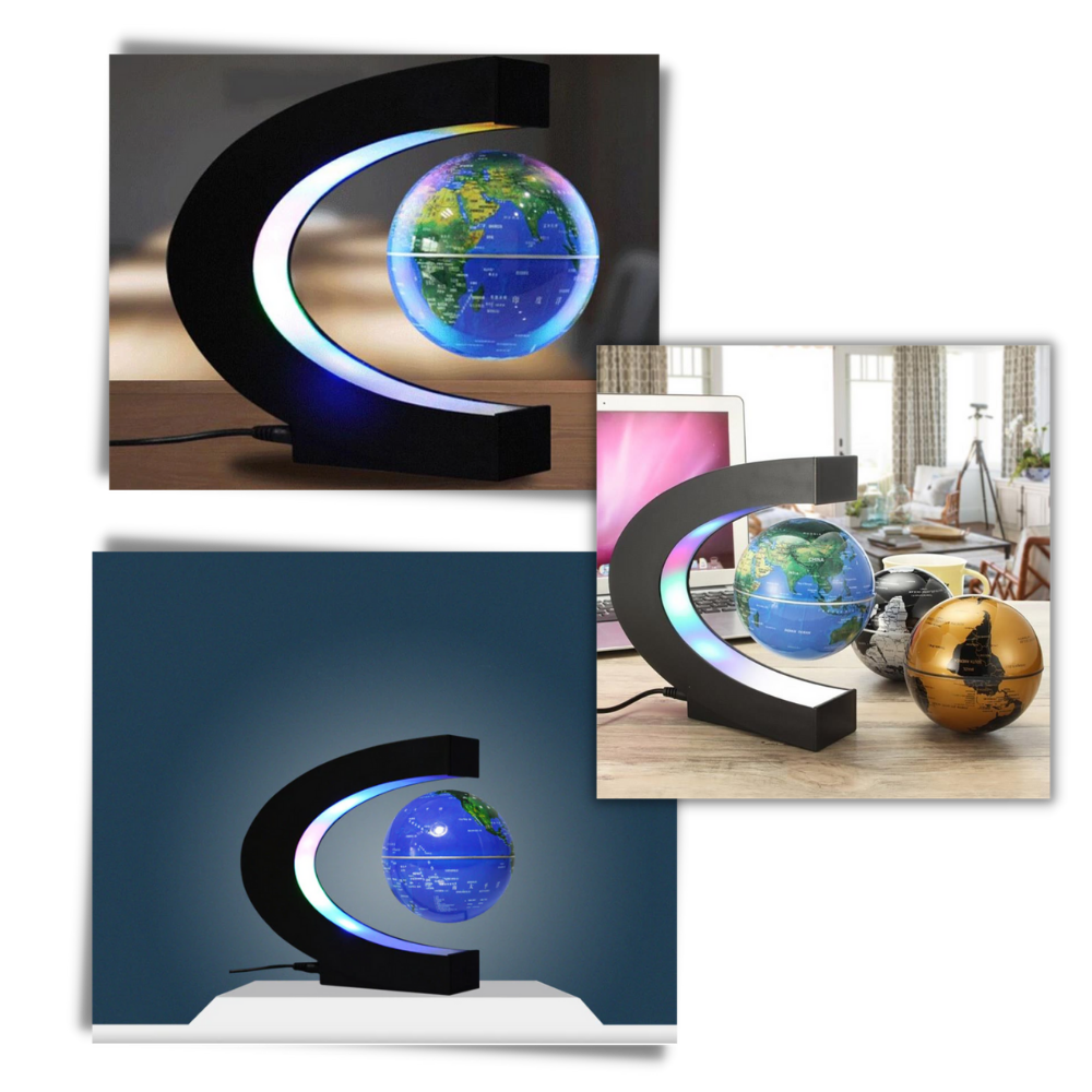 Levitating LED Magnetic Globe - Ozerty