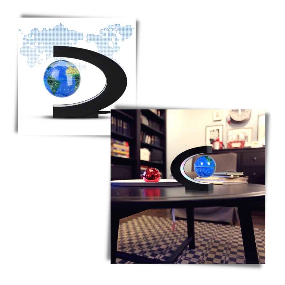 Levitating LED Magnetic Globe - Ozerty