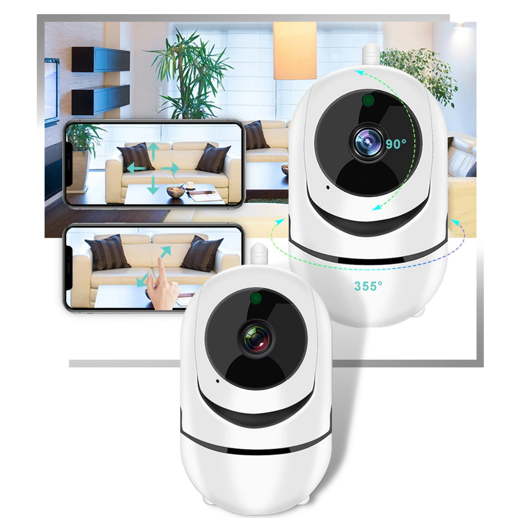 HD Wireless Security Camera with Sound and Motion Detection - Ozerty