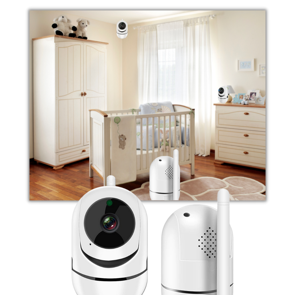 HD Wireless Security Camera with Sound and Motion Detection - Ozerty