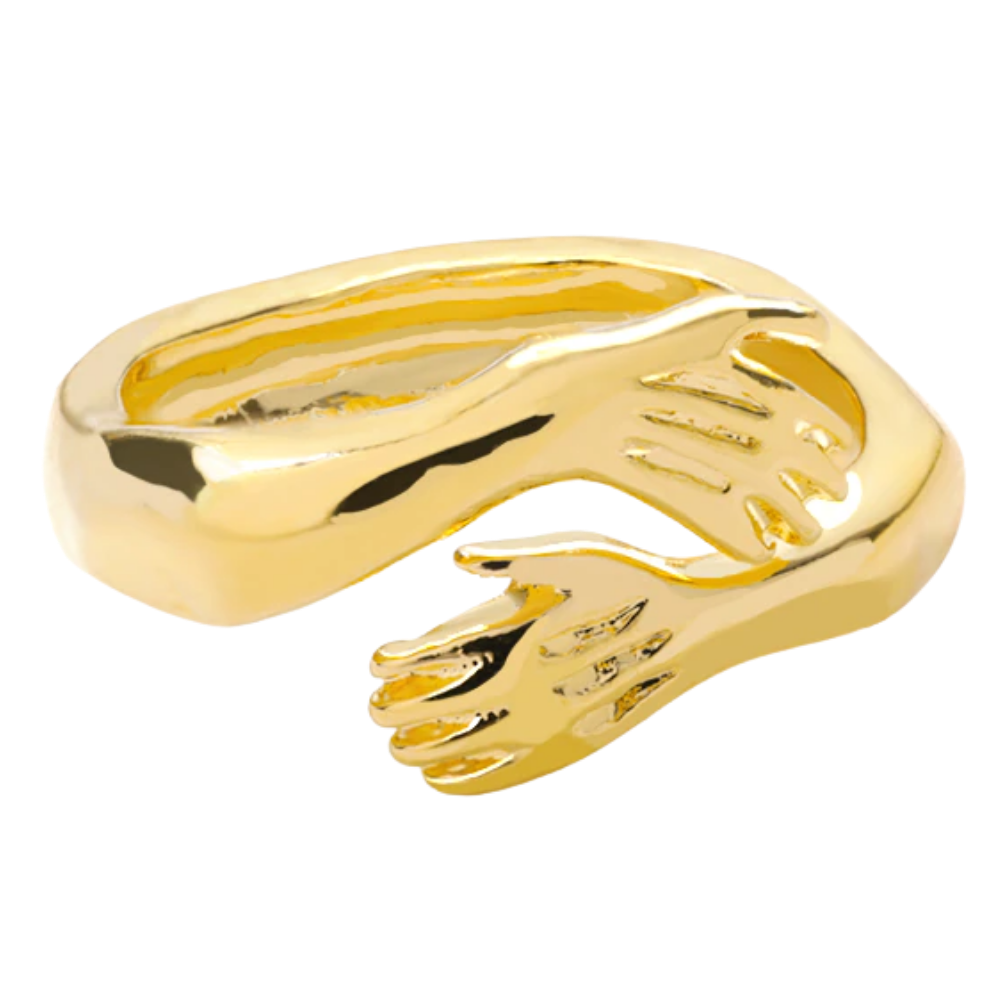 Creative Hug Ring -Gold - Ozerty