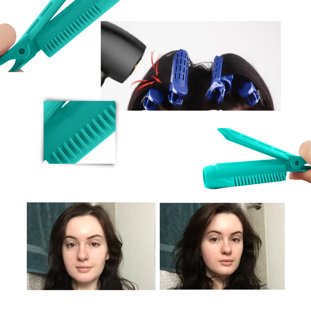 Pack of 4 Instant Hair Volumizer Clips - Ozerty