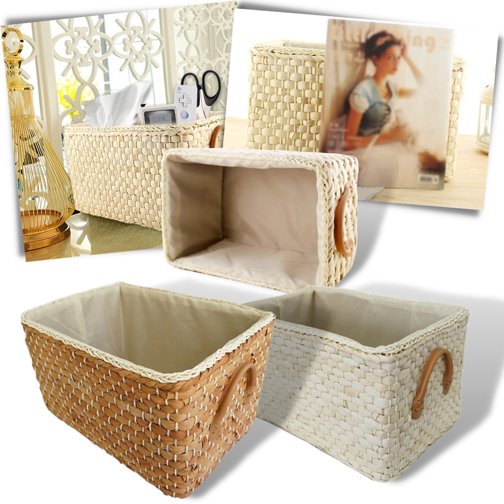 Hand Woven Wicker Basket - Ozerty