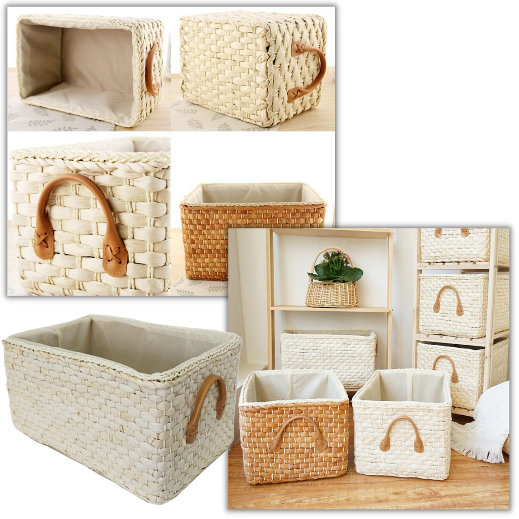 Hand Woven Wicker Basket - Ozerty