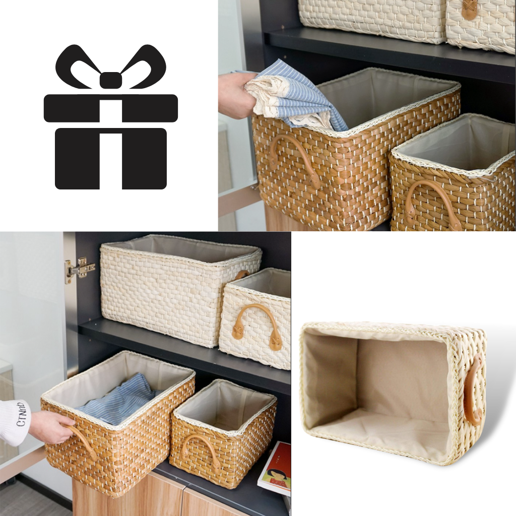 Hand Woven Wicker Basket - Ozerty