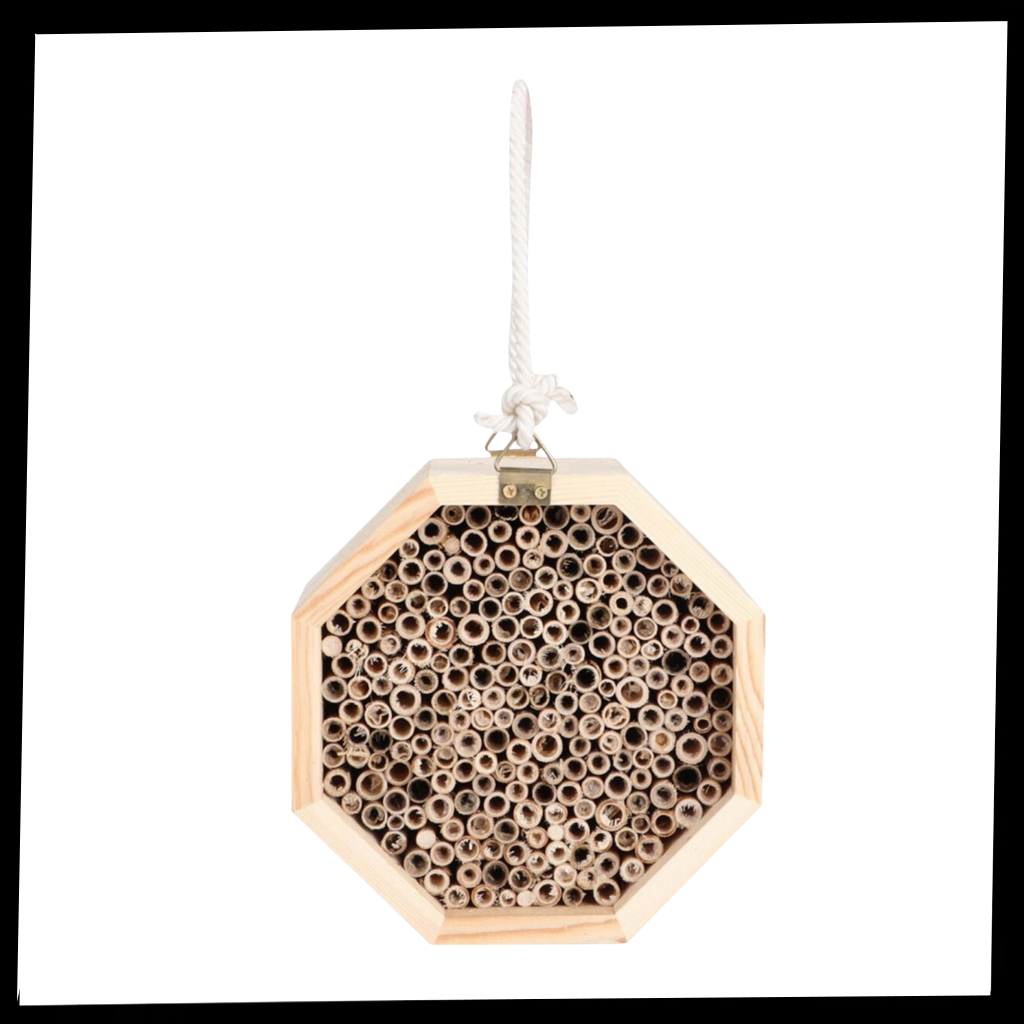 Hexagon Wood Bee House - Ozerty