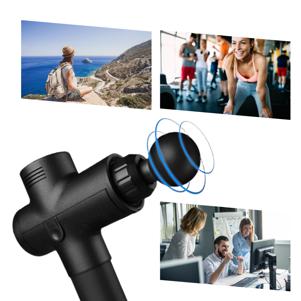 High-Speed Vibration Massage Gun - Ozerty