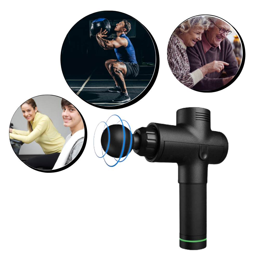 High-Speed Vibration Massage Gun - Ozerty