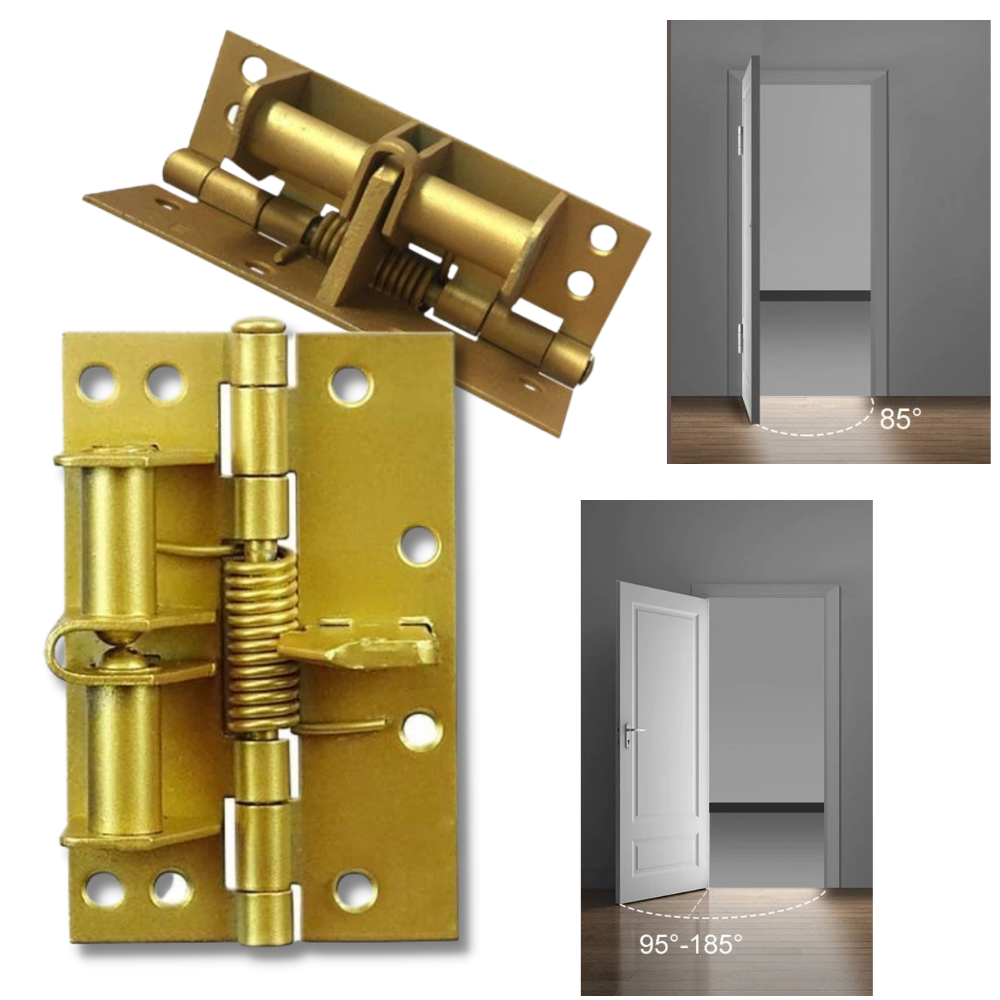 Versatile Soft-Closing Door Hinge - Ozerty