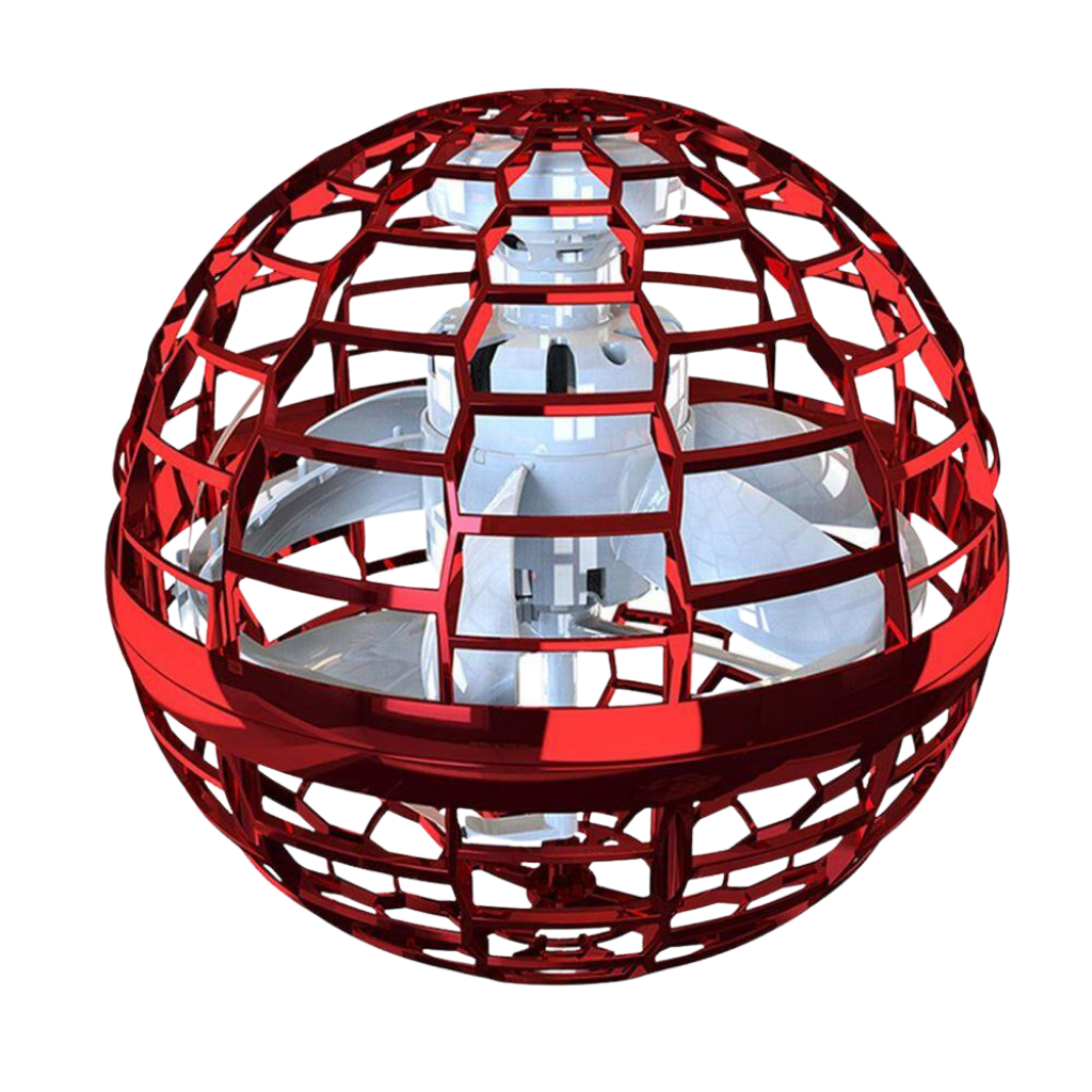 Hovering ball toy -Red - Ozerty