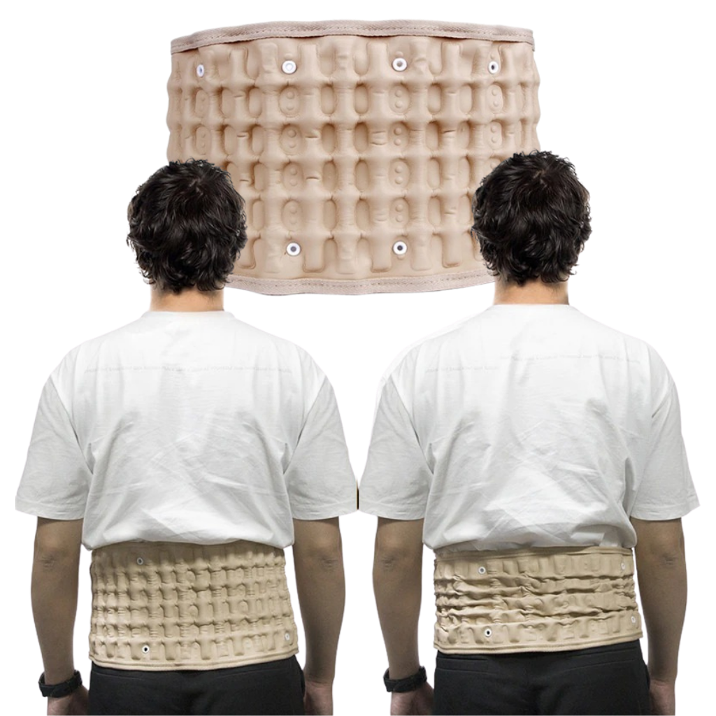 Inflatable decompression lumbar support belt - Ozerty