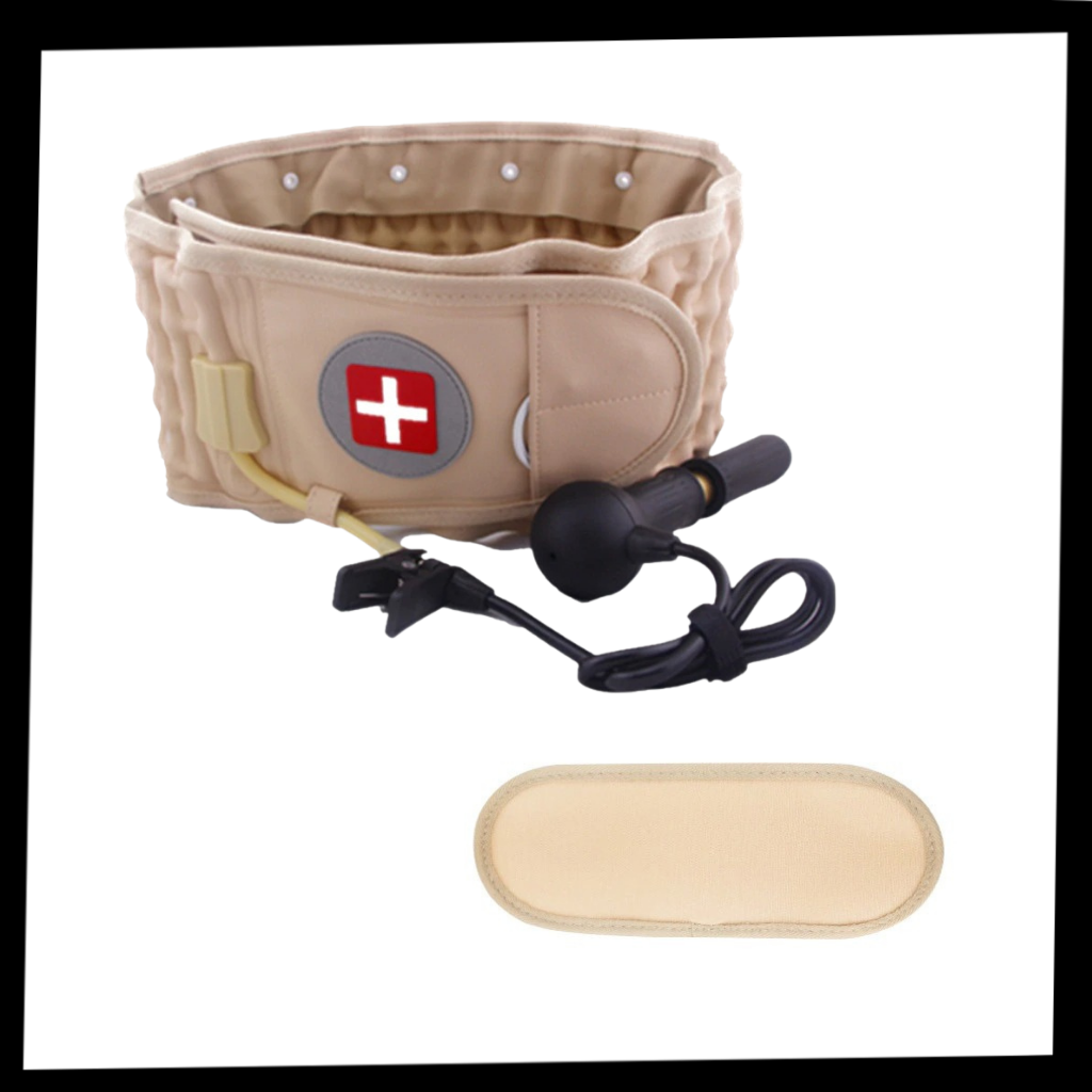Inflatable decompression lumbar support belt - Ozerty
