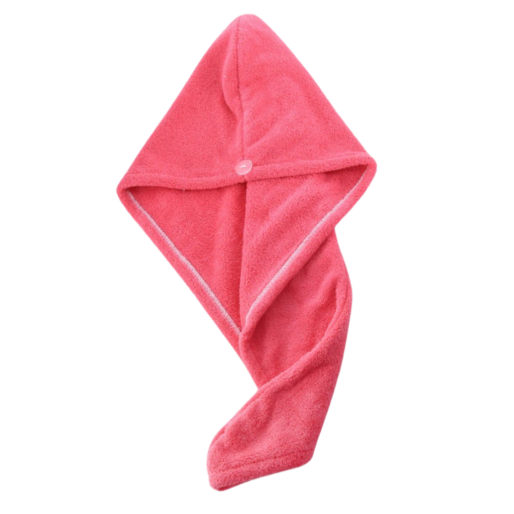 Instant Dry Hair Towel -Rose Red - Ozerty