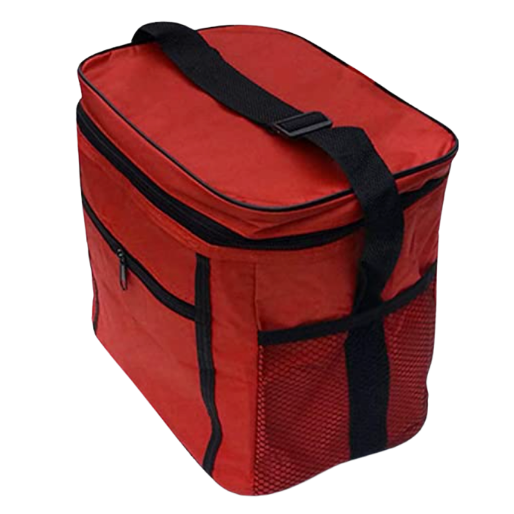 Insulated Lunch Bag -Red - Ozerty