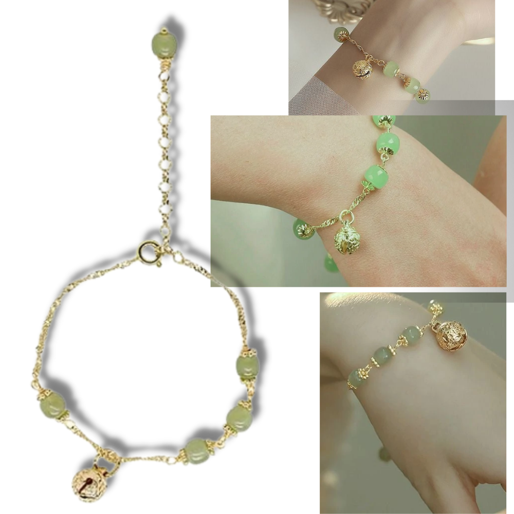 Hetian Jade Bell Bracelet - Ozerty