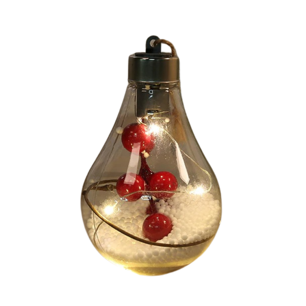 LED Transparent Christmas Ball Lightbulb -A - Ozerty