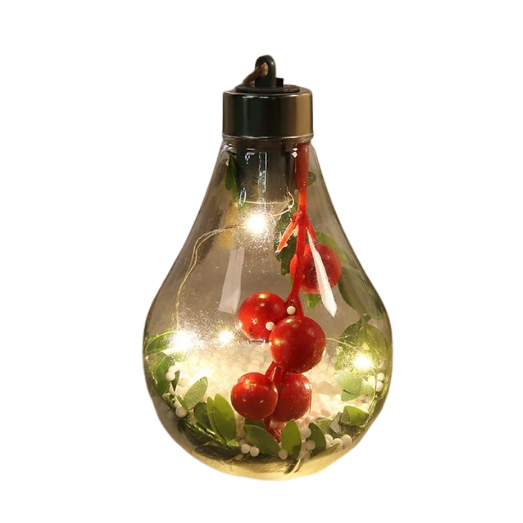 LED Transparent Christmas Ball Lightbulb -D - Ozerty