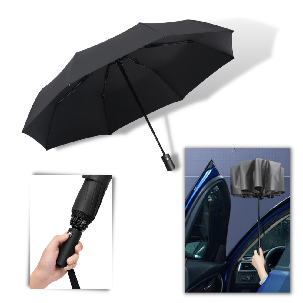 Windproof LED Sun & Rain Umbrella - Ozerty