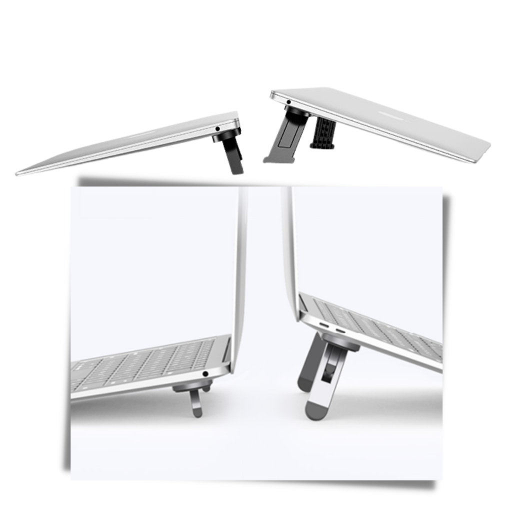 Lightweight Invisible Aluminium Laptop Holder - Ozerty