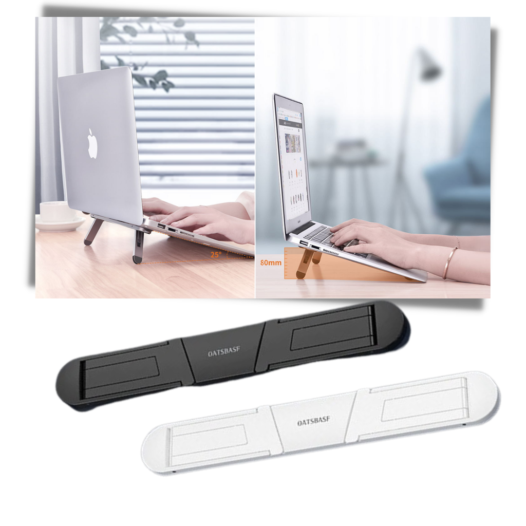 Lightweight Invisible Aluminium Laptop Holder - Ozerty