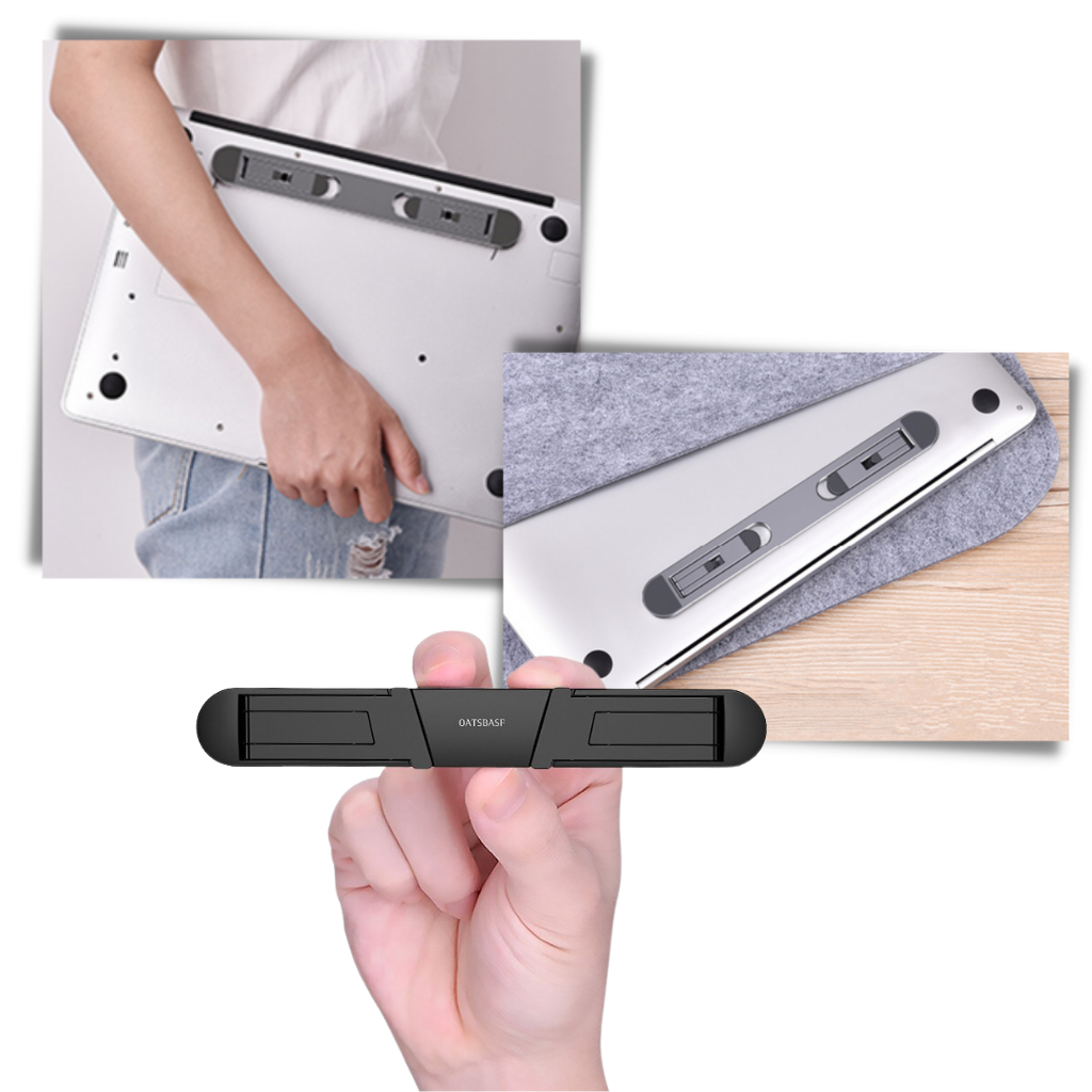 Lightweight Invisible Aluminium Laptop Holder - Ozerty