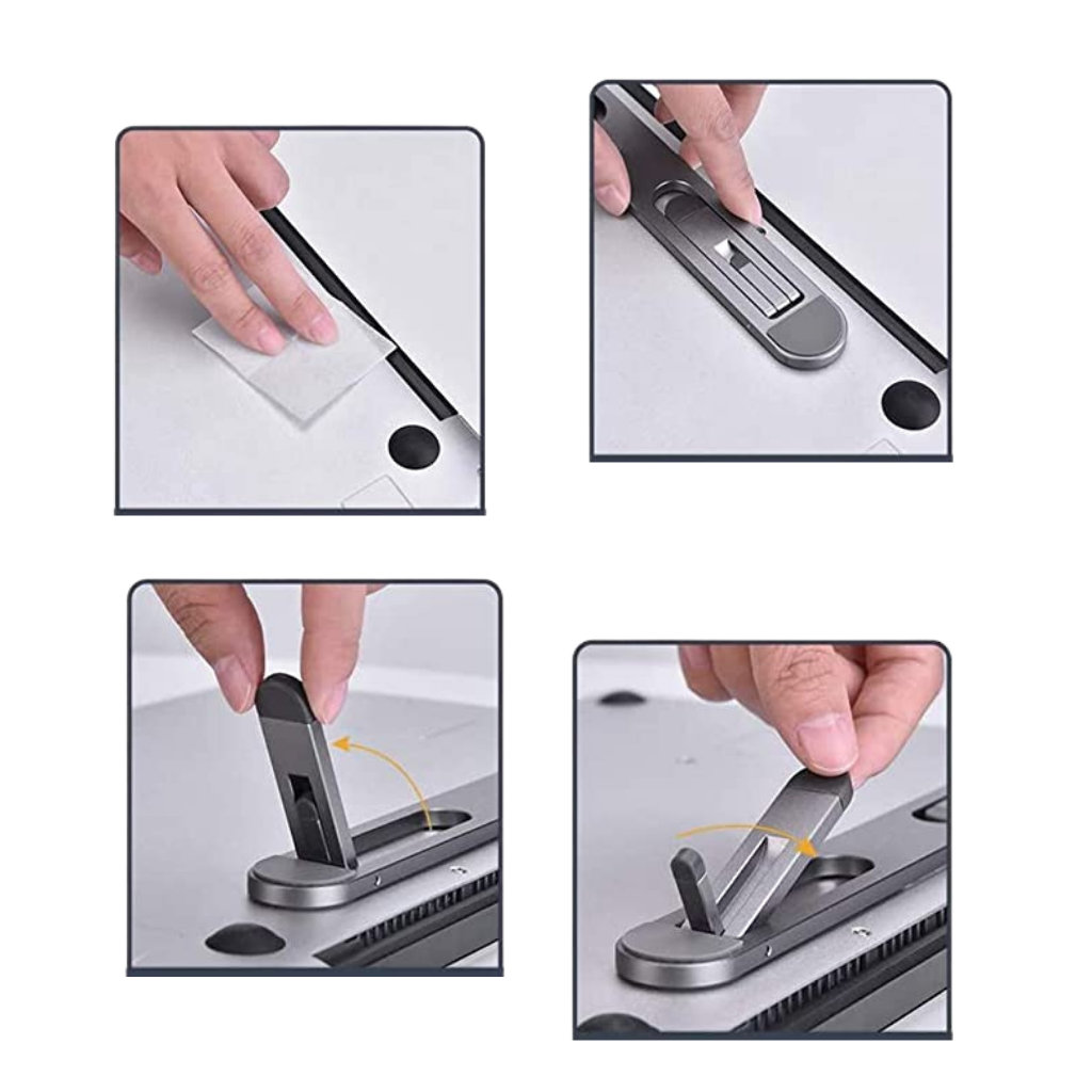 Lightweight Invisible Aluminium Laptop Holder - Ozerty