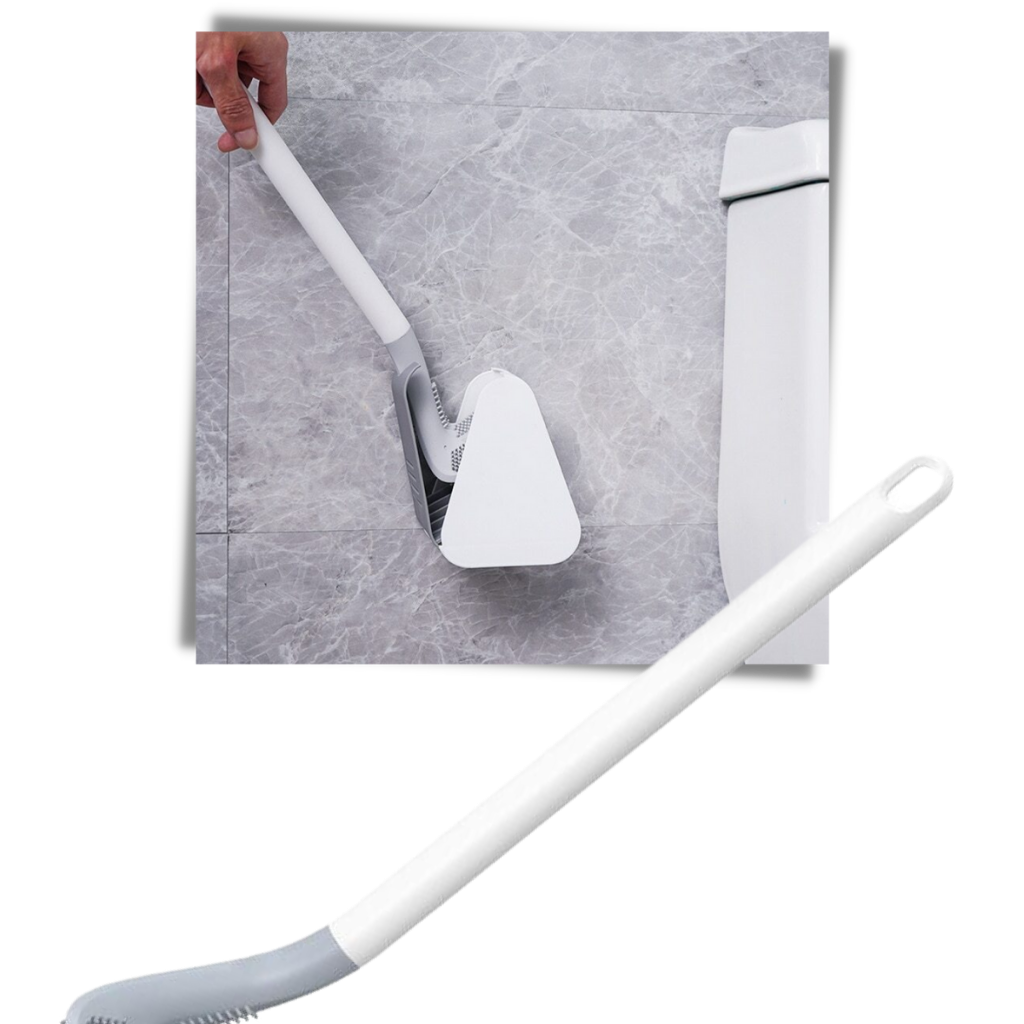 Long handle toilet brush with wall mounted base - Ozerty