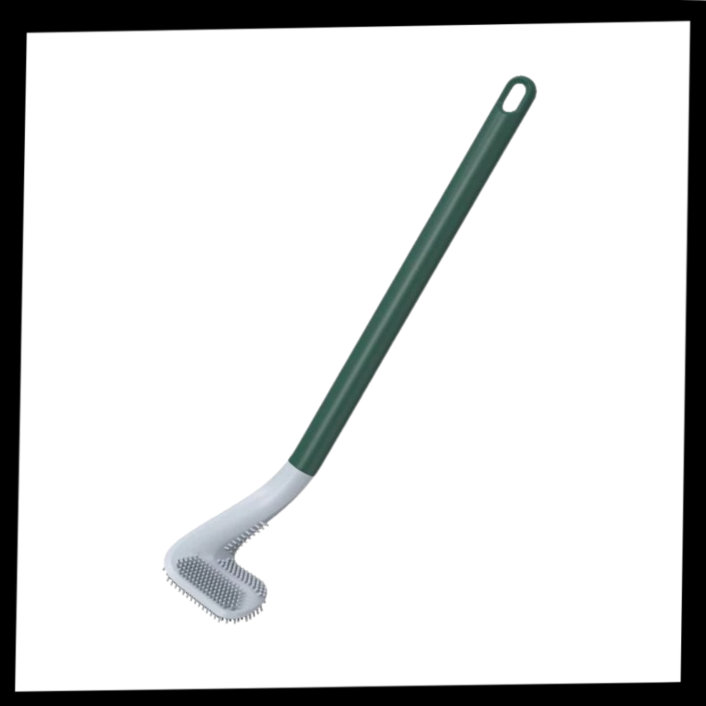 Long handle toilet brush with wall mounted base - Ozerty