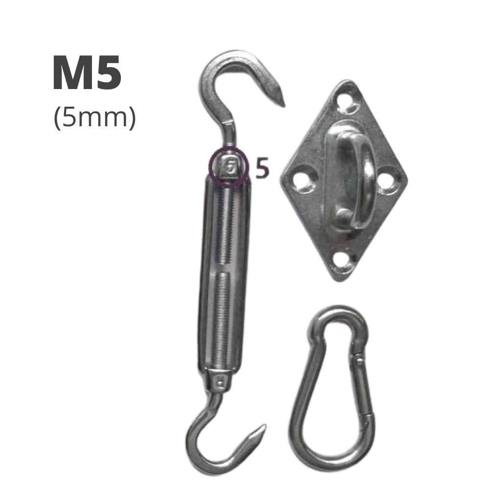 M5 Shade Sail Hardware Kit - Ozerty