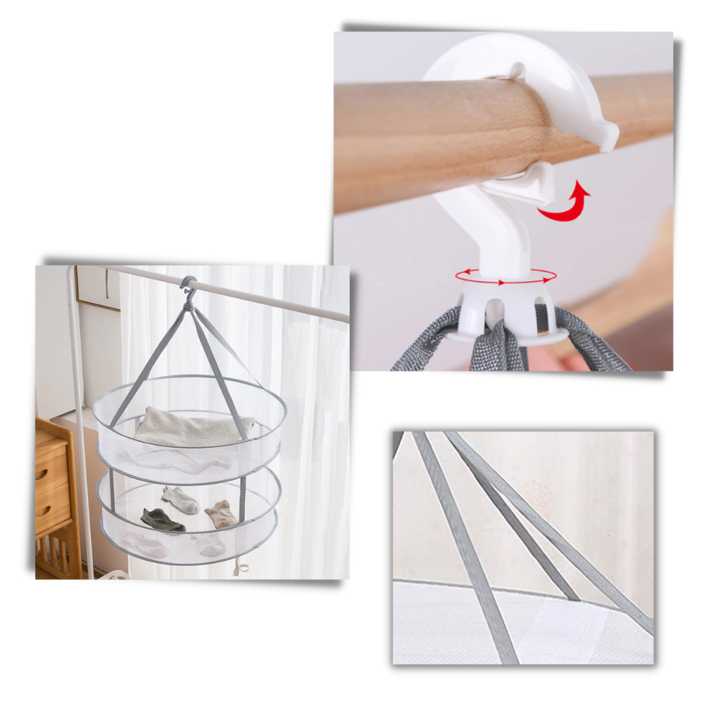 Mesh Hanging Dryer for Clothes - Ozerty