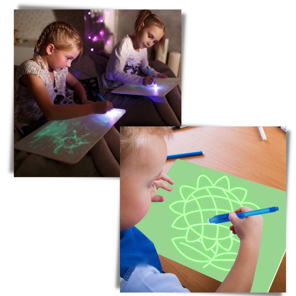 Magical Light Drawing Board Set - Ozerty