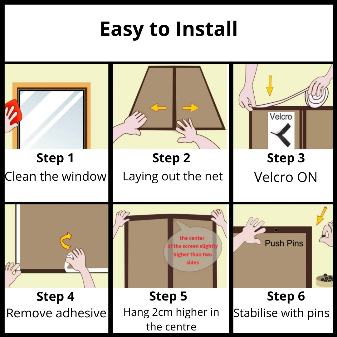 Magnetic mosquito door screen - Ozerty