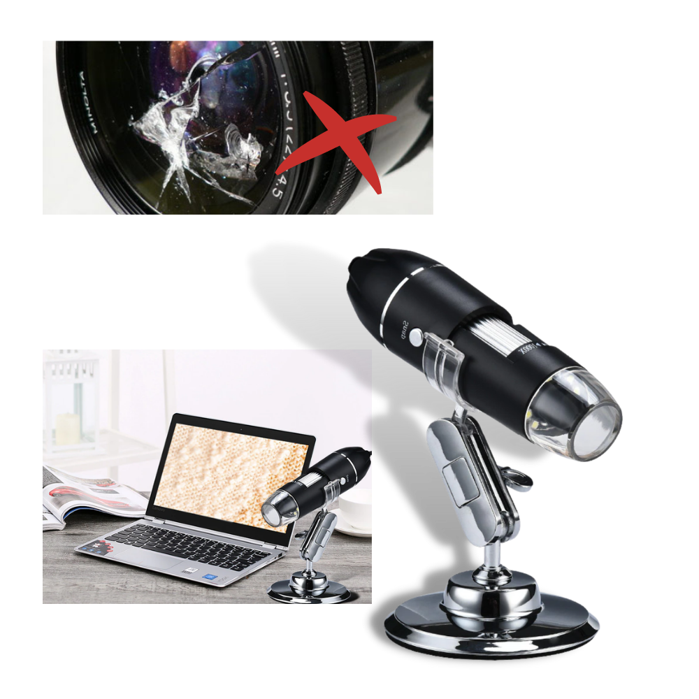 USB Digital Microscope with LED - Ozerty