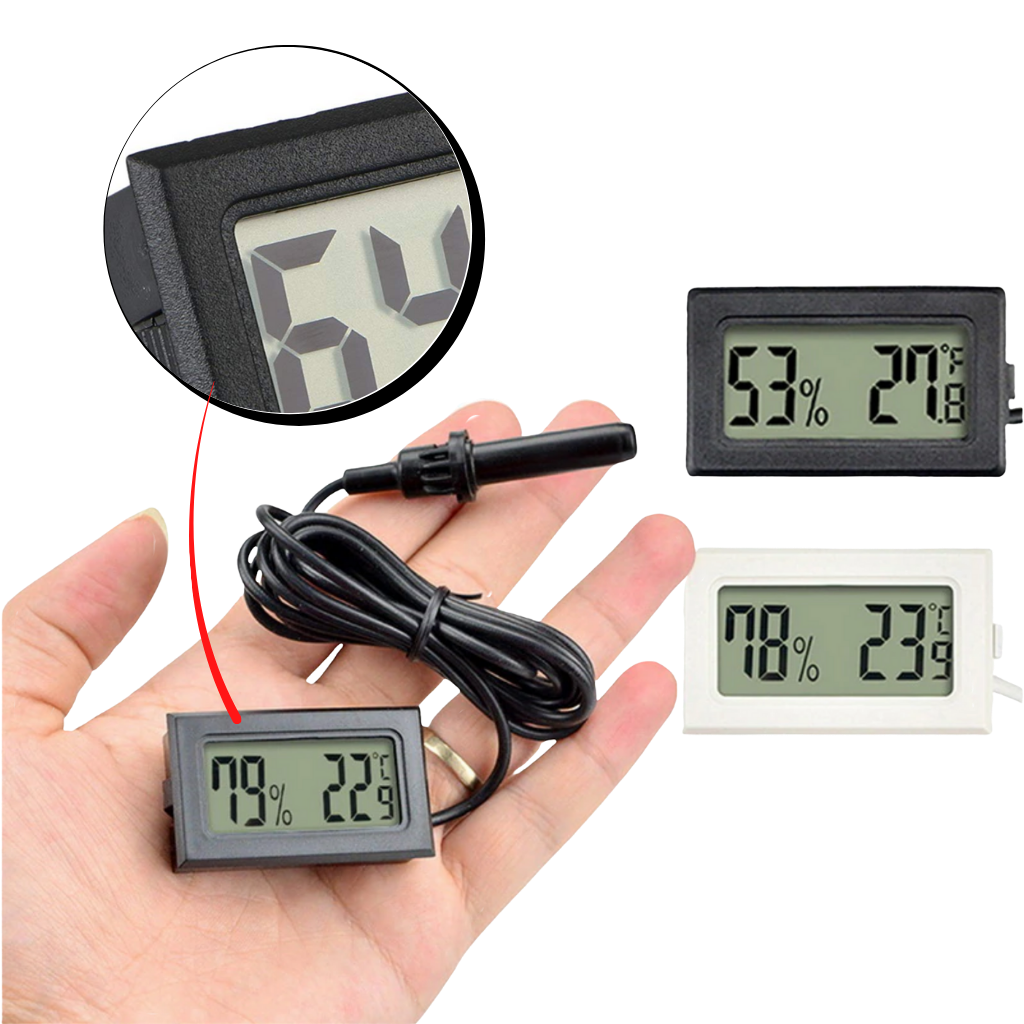 Mini Digital LCD Hygrometer Thermometer - Ozerty