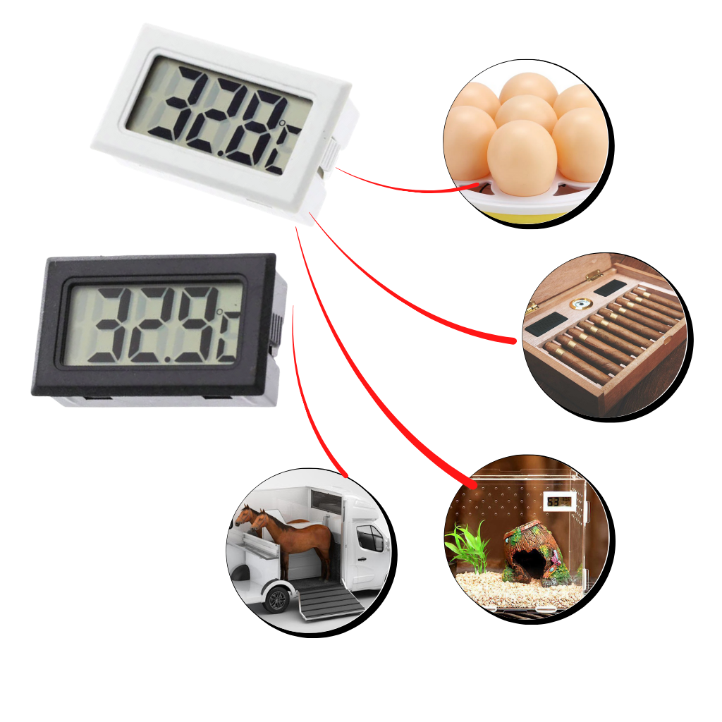 Mini Digital LCD Hygrometer Thermometer - Ozerty
