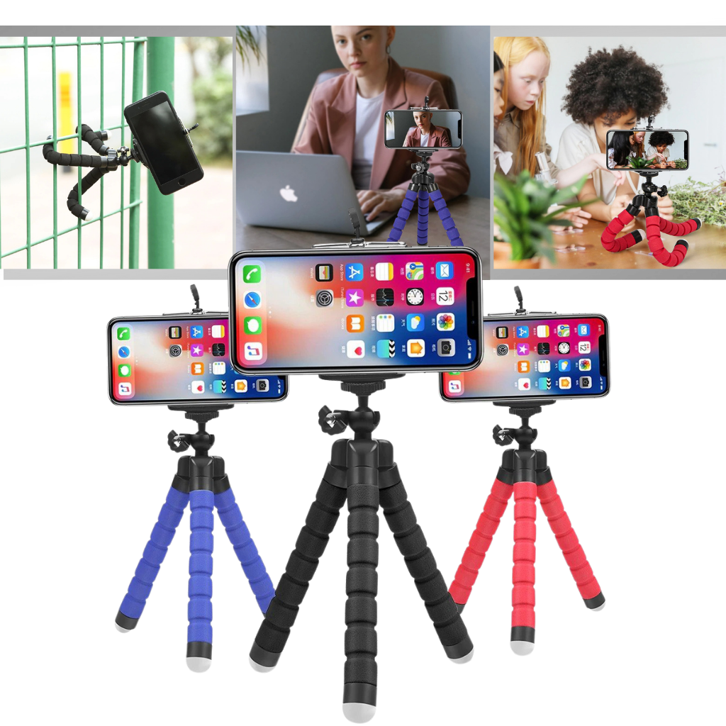 Mini Flexible Phone Tripod Stand Set - Ozerty