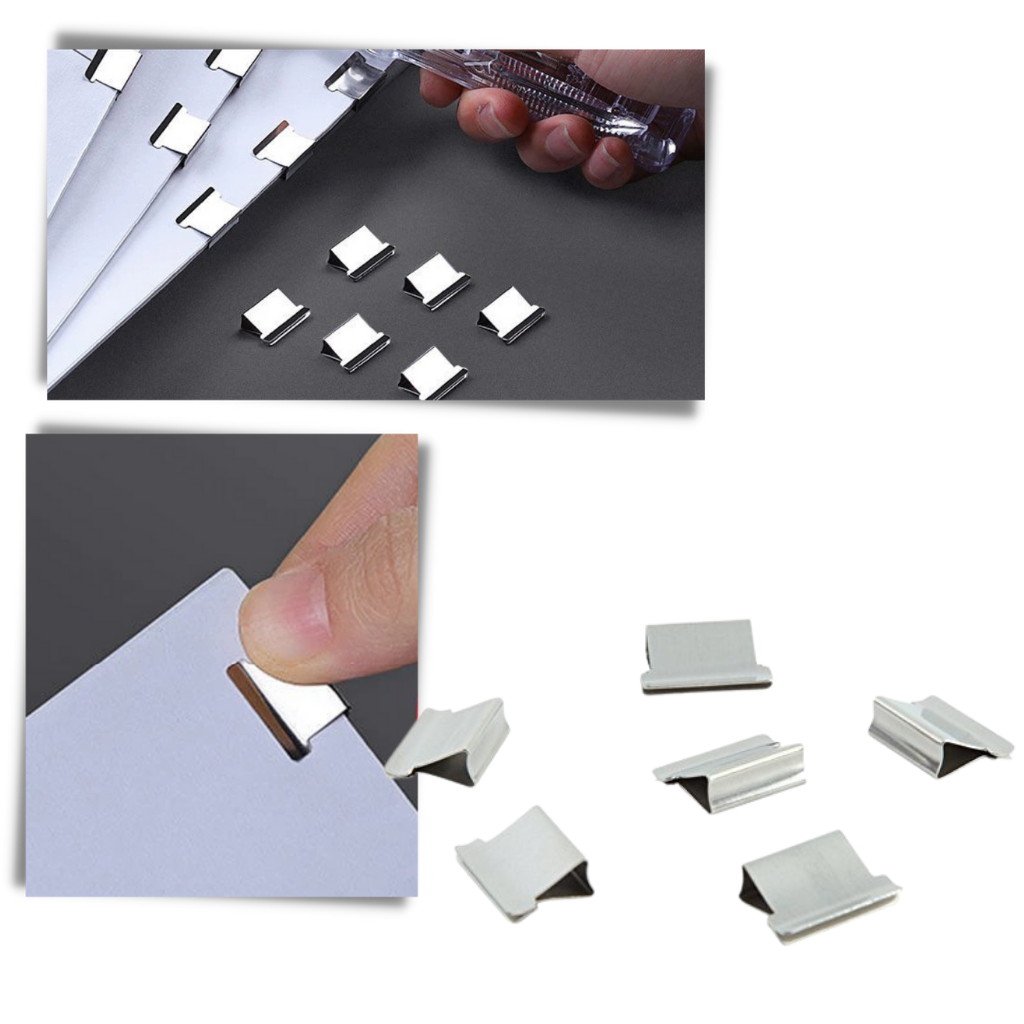 Clamp Clip Dispenser Stapler - Ozerty