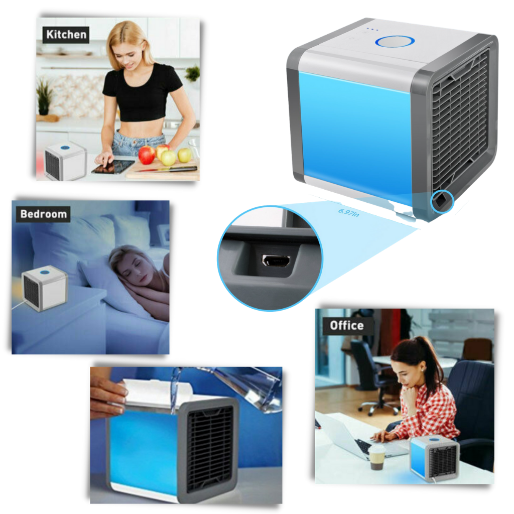 Mini air conditioner USB - Ozerty