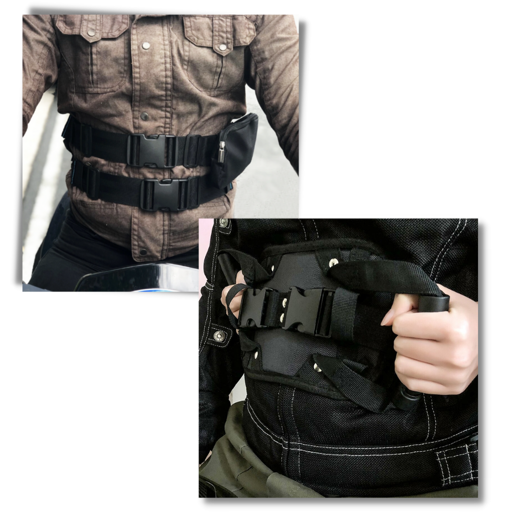 Moto driver belt for a passenger holding - Ozerty