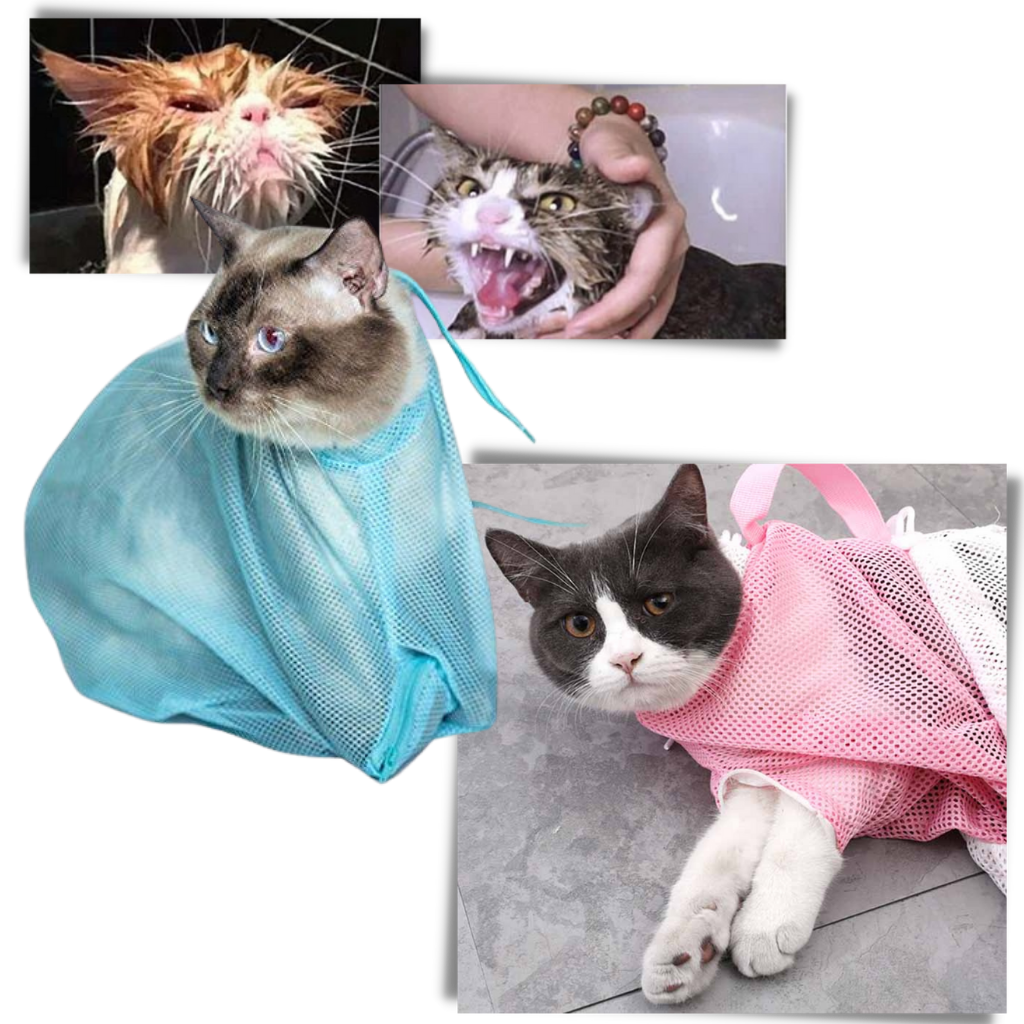 Multi-function Pet Grooming Mesh Bag - Ozerty
