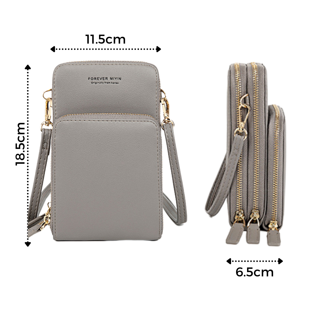 Multi pockets touchscreen crossbody bag - Ozerty