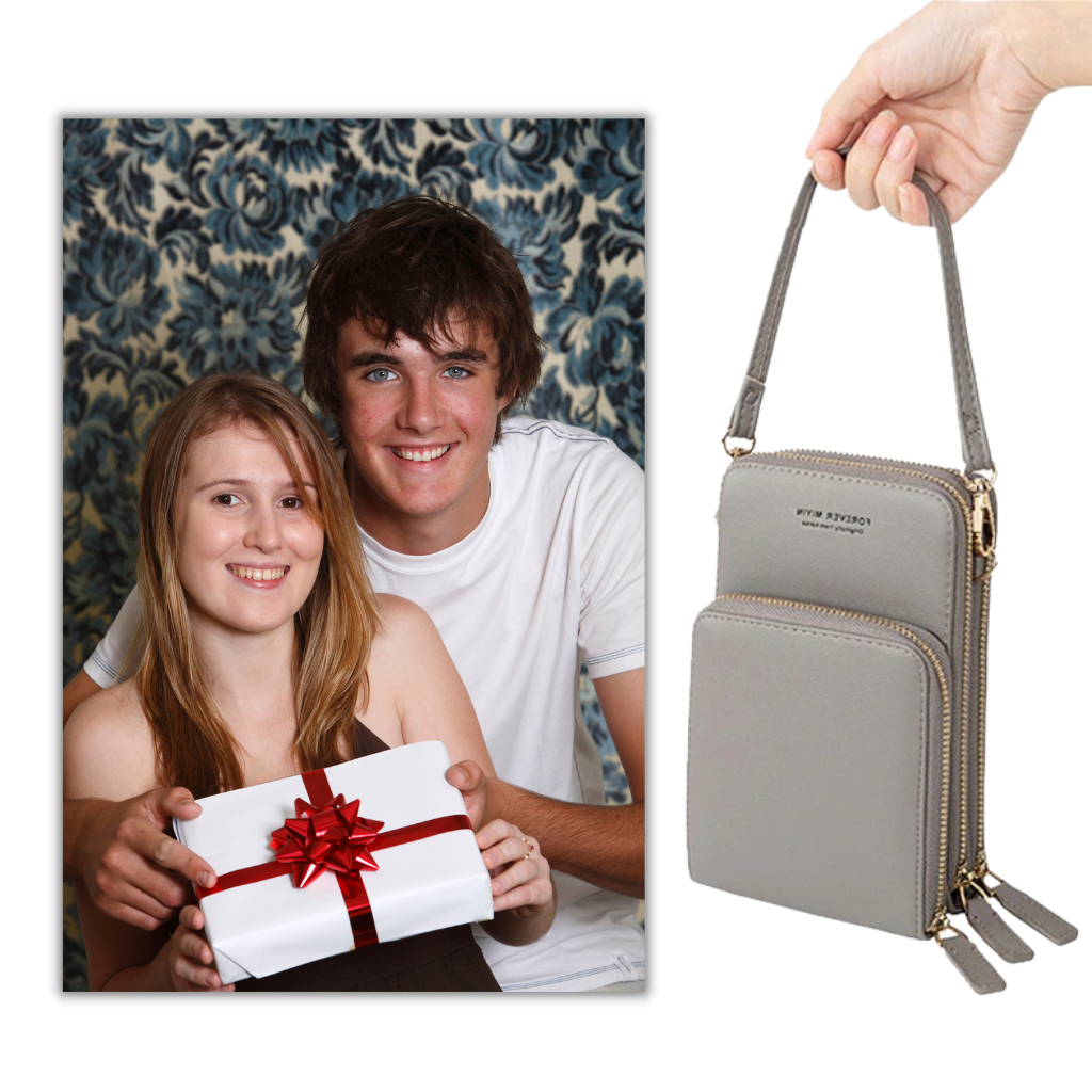 Multi pockets touchscreen crossbody bag - Ozerty