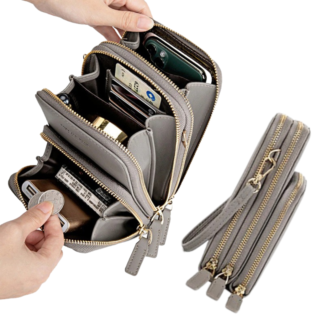 Multi pockets touchscreen crossbody bag - Ozerty