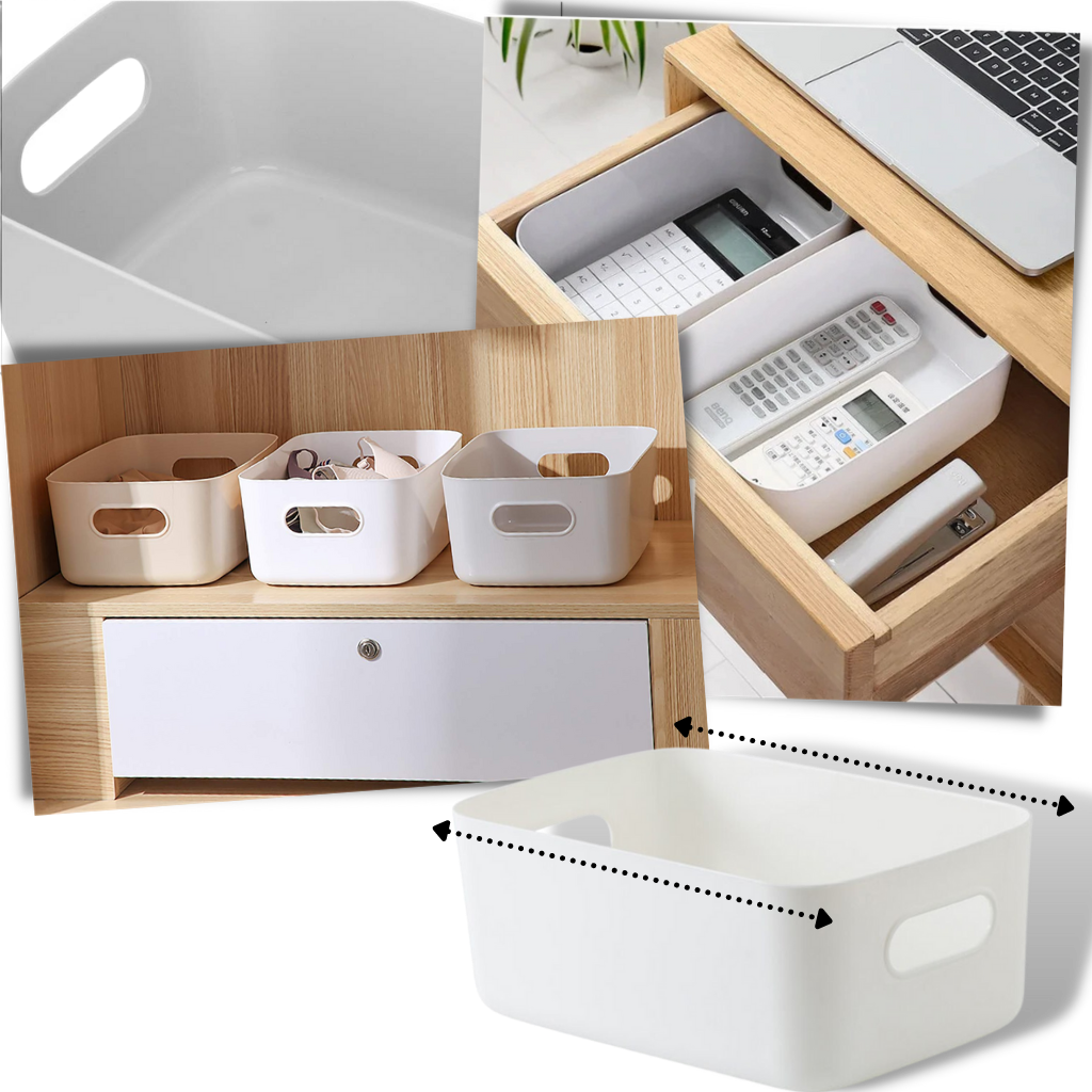 Multipurpose Storage Plastic Basket - Ozerty