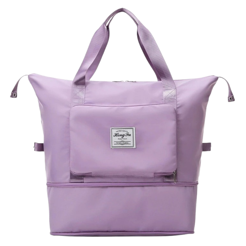 Multi use expandable and foldable travel bag -Purple - Ozerty