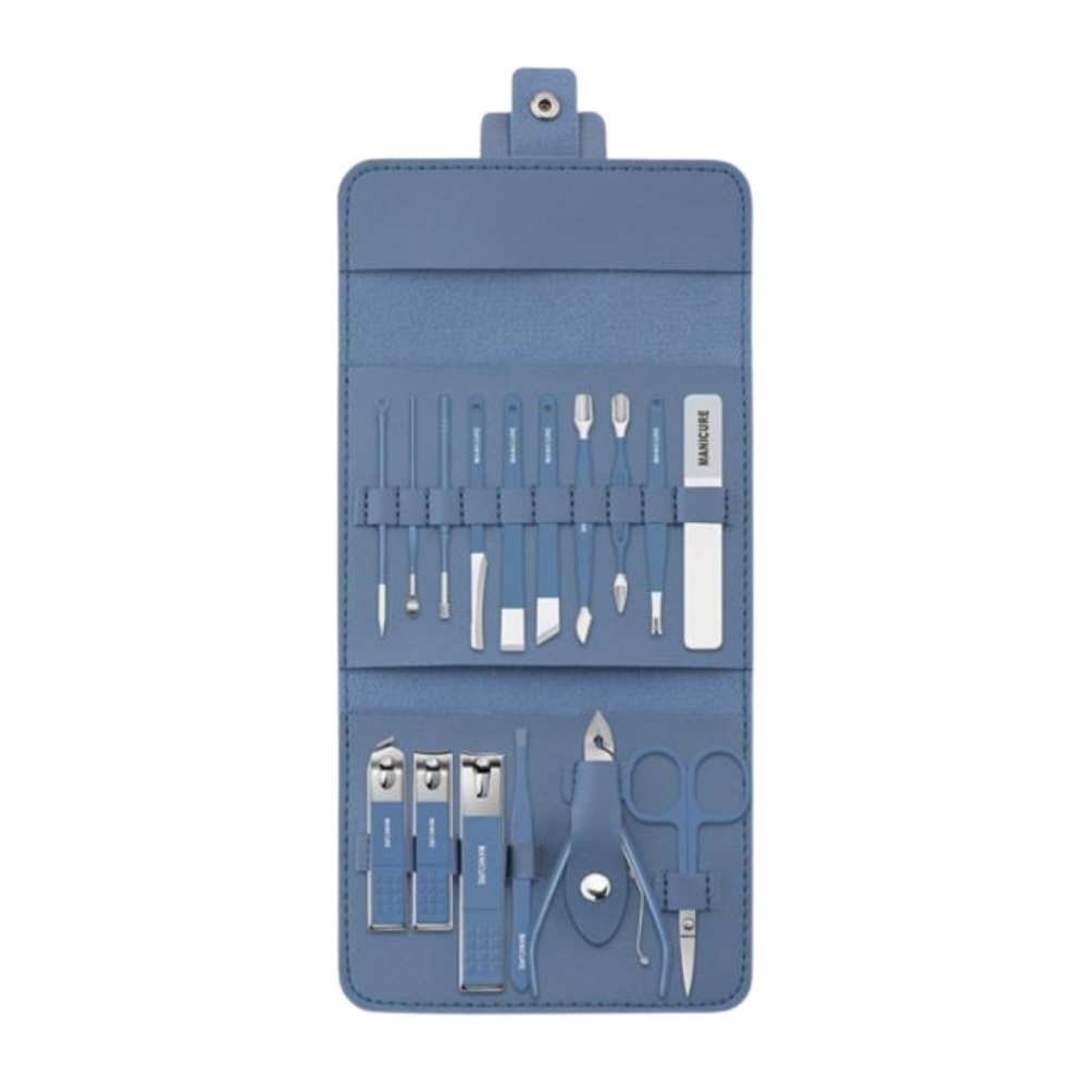 Portable Manicure Set -Blue - Ozerty