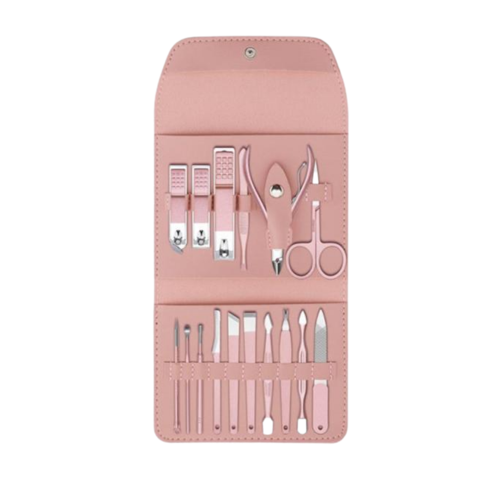 Portable Manicure Set -Rose Gold - Ozerty